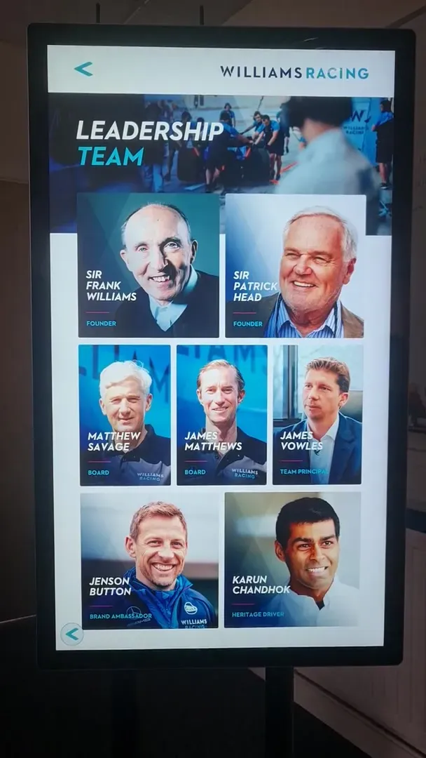 Leadership team page